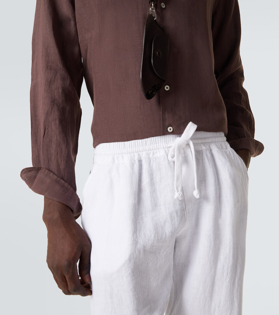 Fedeli - Bonifacio linen tapered pants
