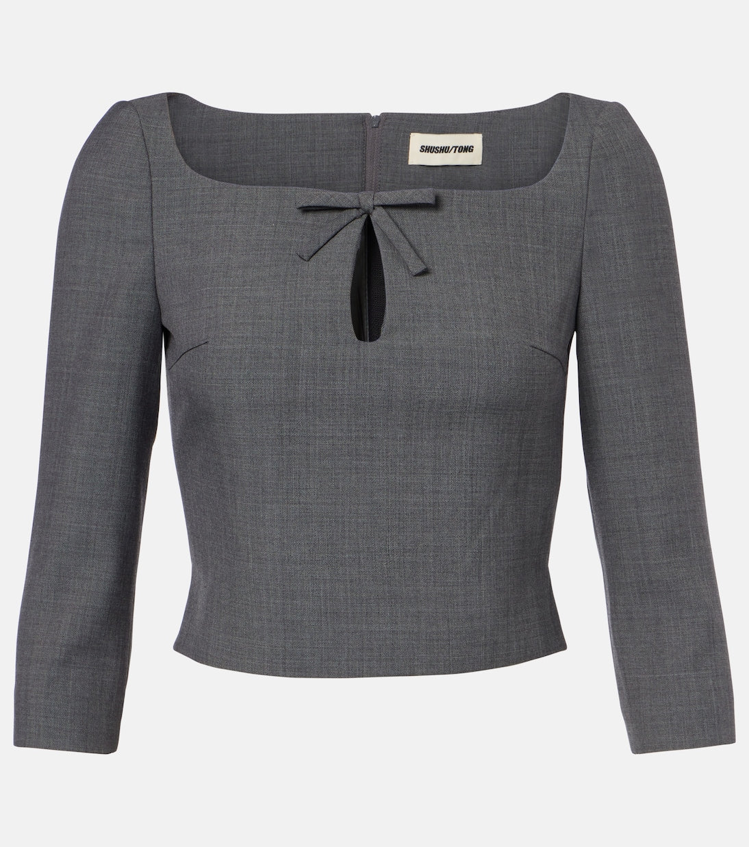 Shushu/Tong - Bow-detail cutout top