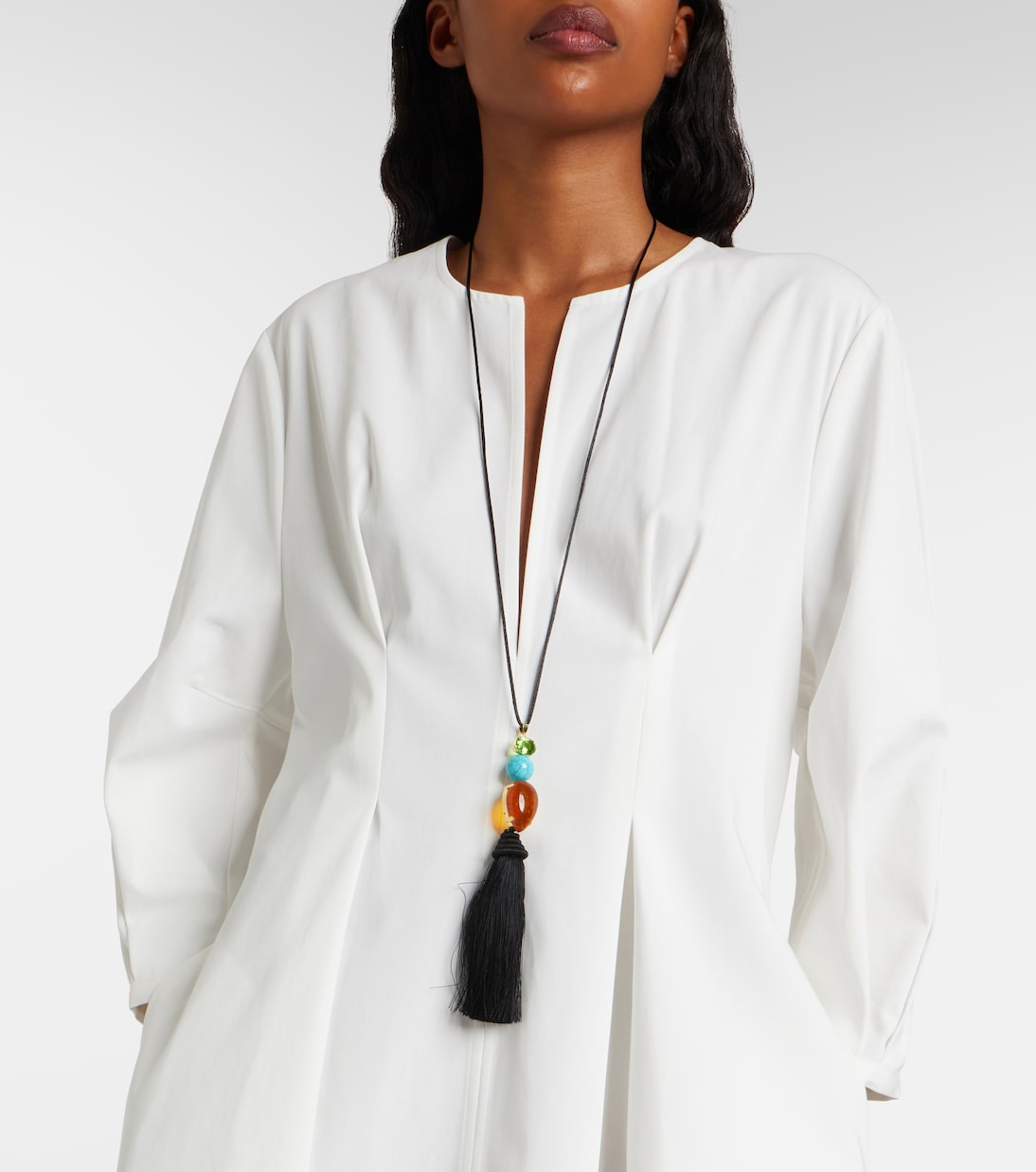 Jennifer Behr - Izzie Tassel embellished necklace