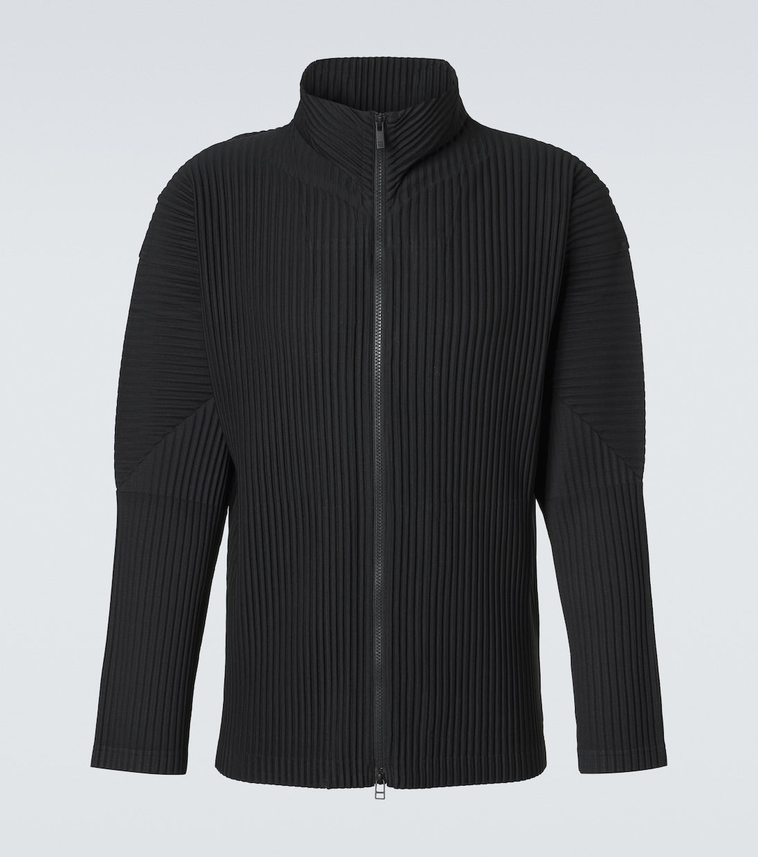 Homme Plissé Issey Miyake - Basics pleated zip-up cardigan