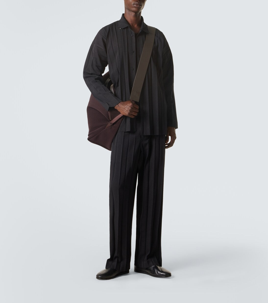 Homme Plissé Issey Miyake - Edge Ensemble pleated shirt