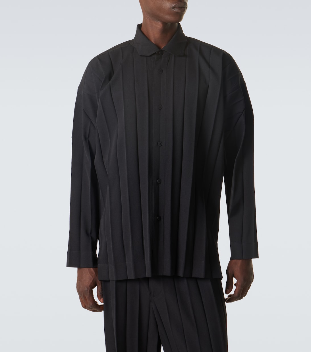 Homme Plissé Issey Miyake - Edge Ensemble pleated shirt