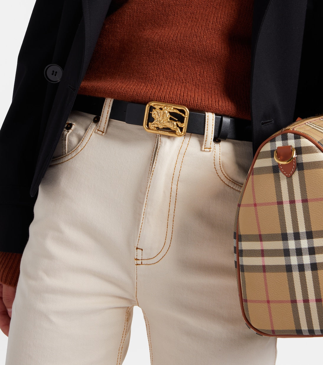 Burberry - EKD leather belt