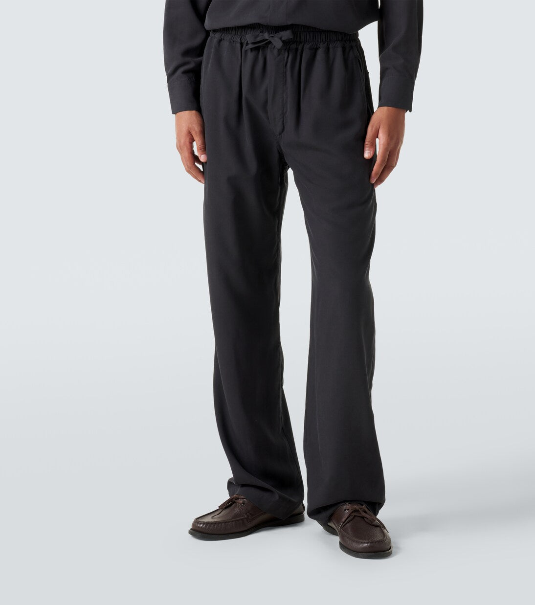 Saman Amel - Alio silk straight pants