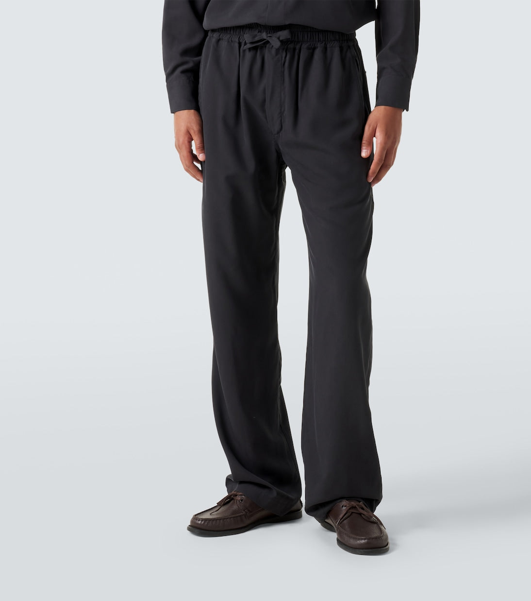 Saman Amel - Alio silk straight pants