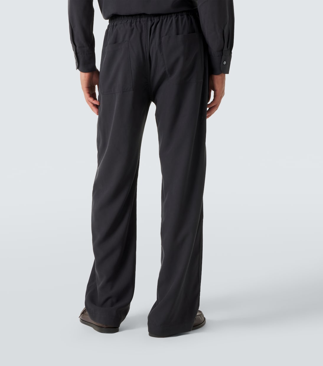 Saman Amel - Alio silk straight pants