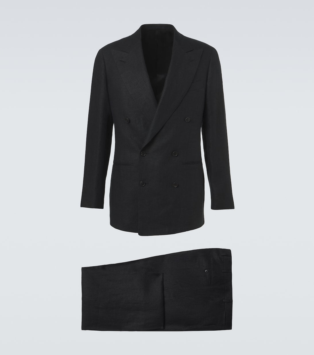 Saman Amel - Double-breasted linen suit