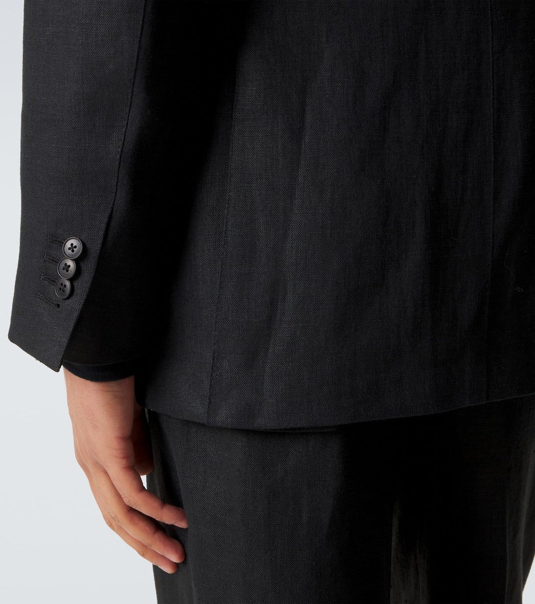 Saman Amel - Double-breasted linen suit