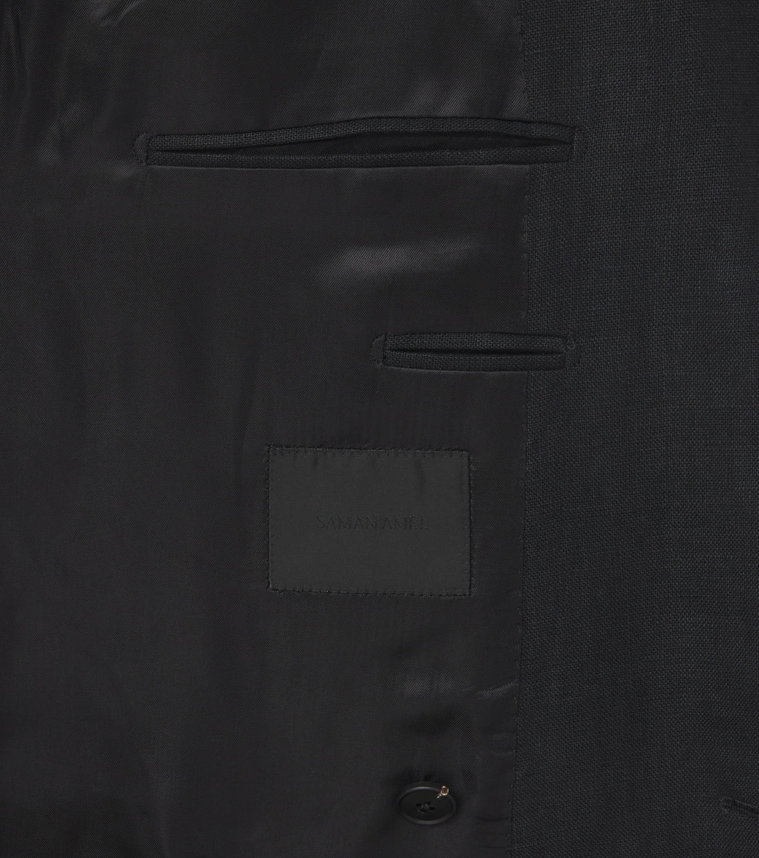 Saman Amel - Double-breasted linen suit