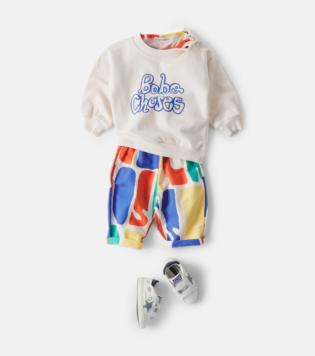 Bobo Choses - Baby logo cotton sweatshirt