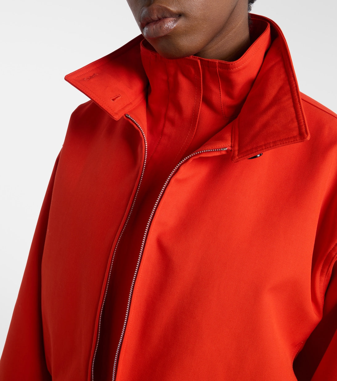 Alaïa - Layered cotton bomber jacket