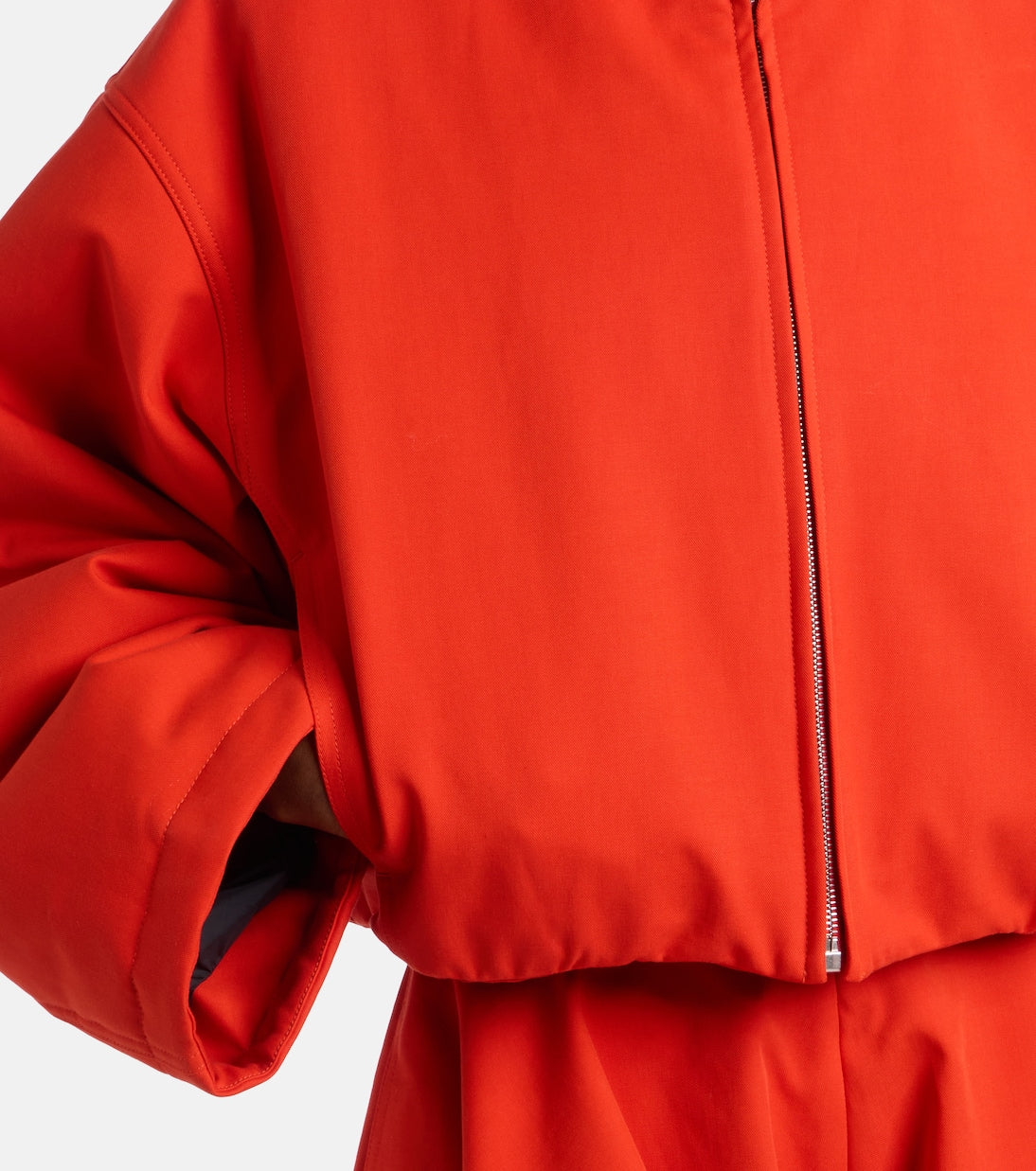 Alaïa - Layered cotton bomber jacket