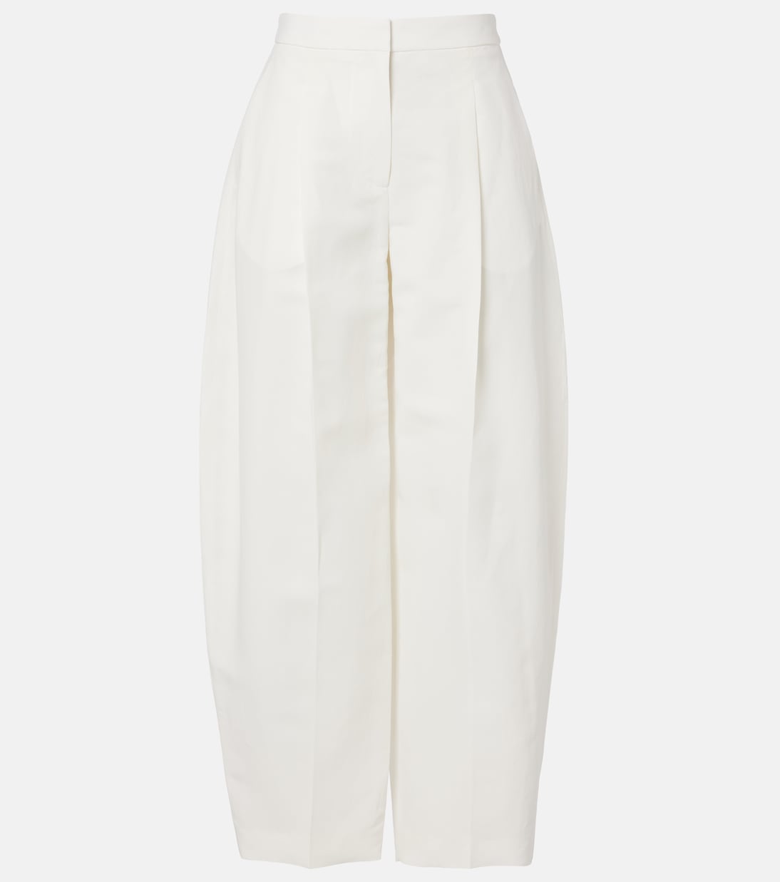 Alaïa - Poplin barrel-leg pants