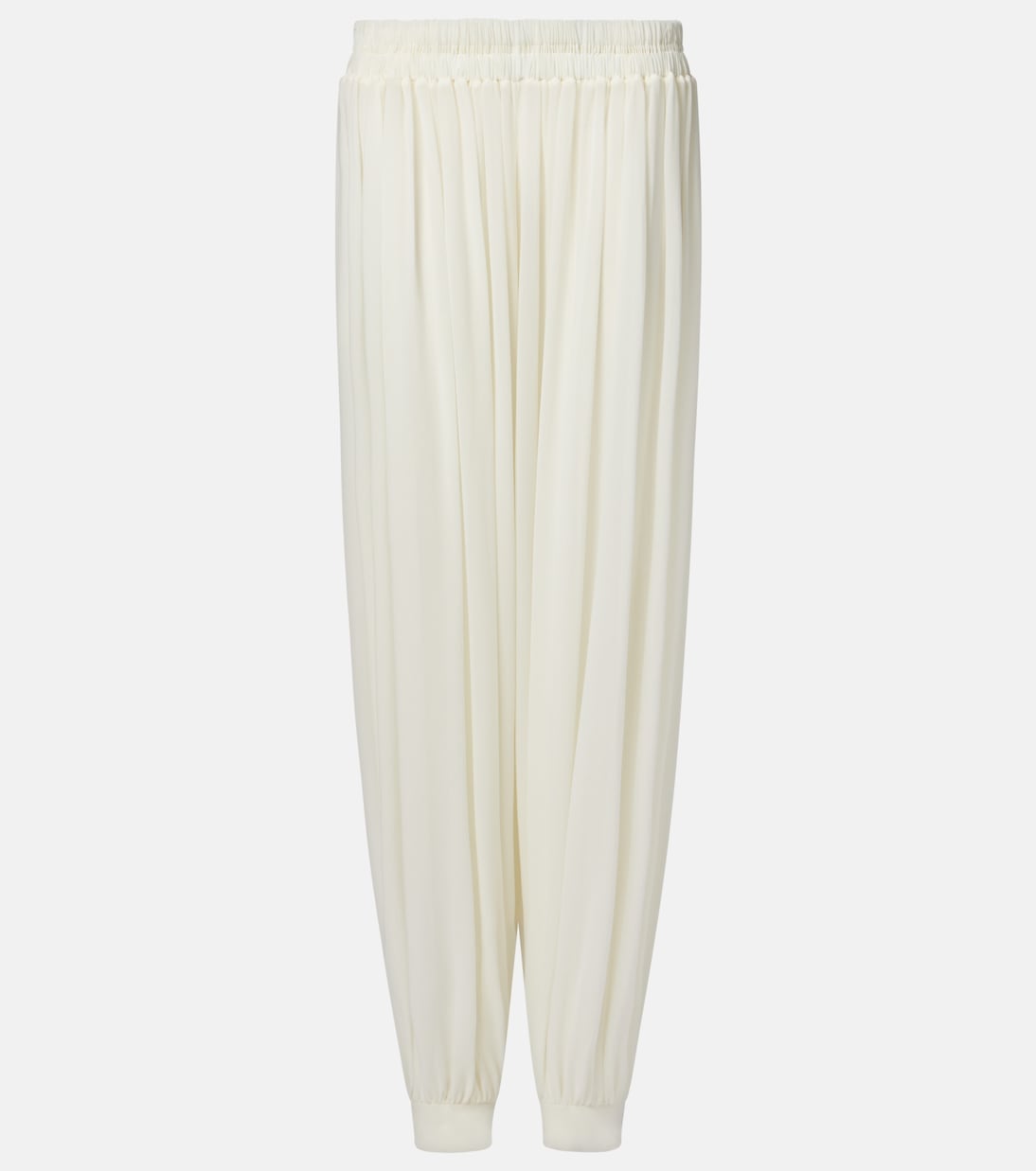Alaïa - Silk-blend wide-leg pants