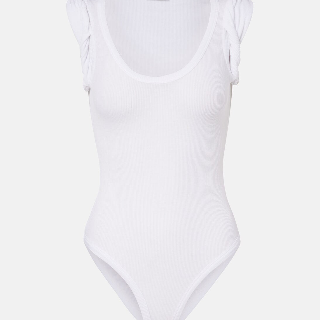 Alaïa - Ribbed-knit bodysuit