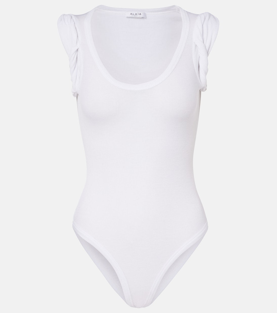 Alaïa - Ribbed-knit bodysuit