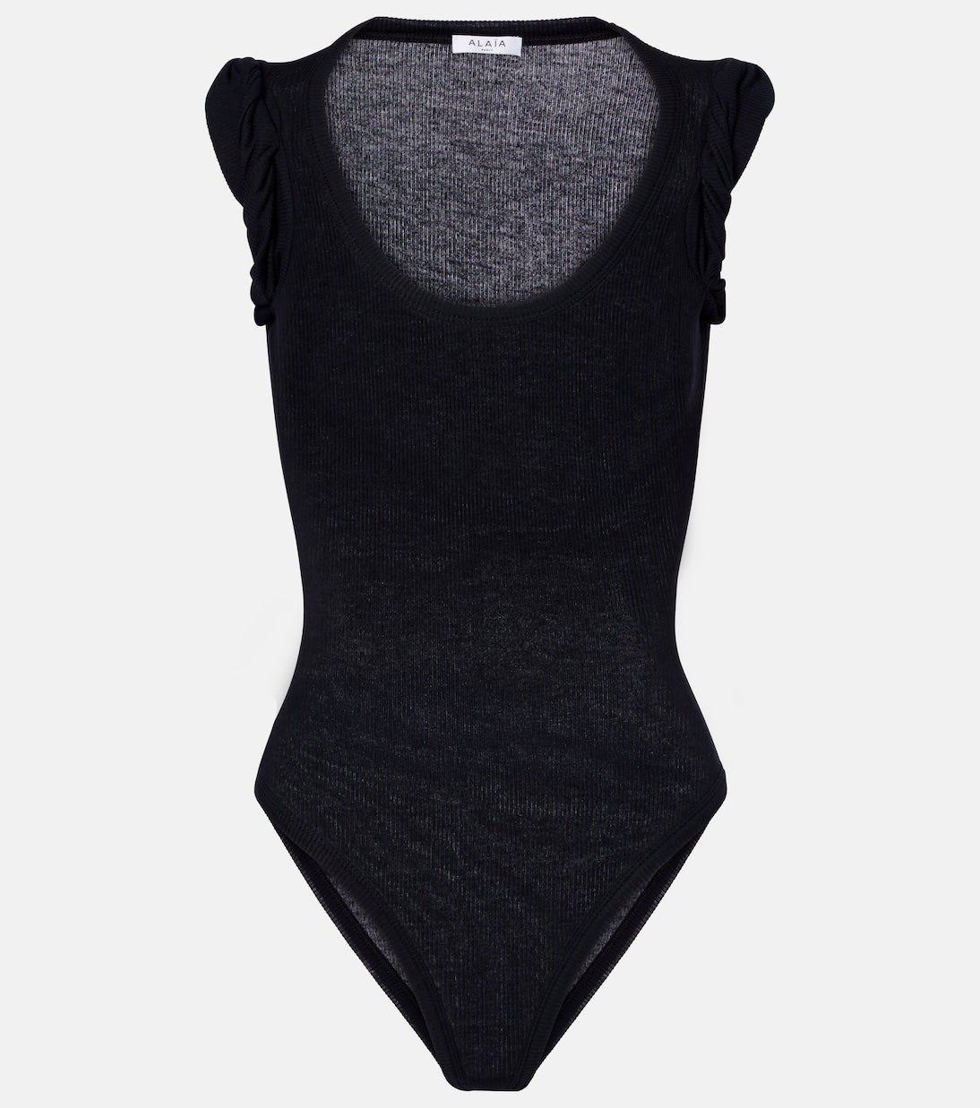 Alaïa - Ribbed-knit bodysuit