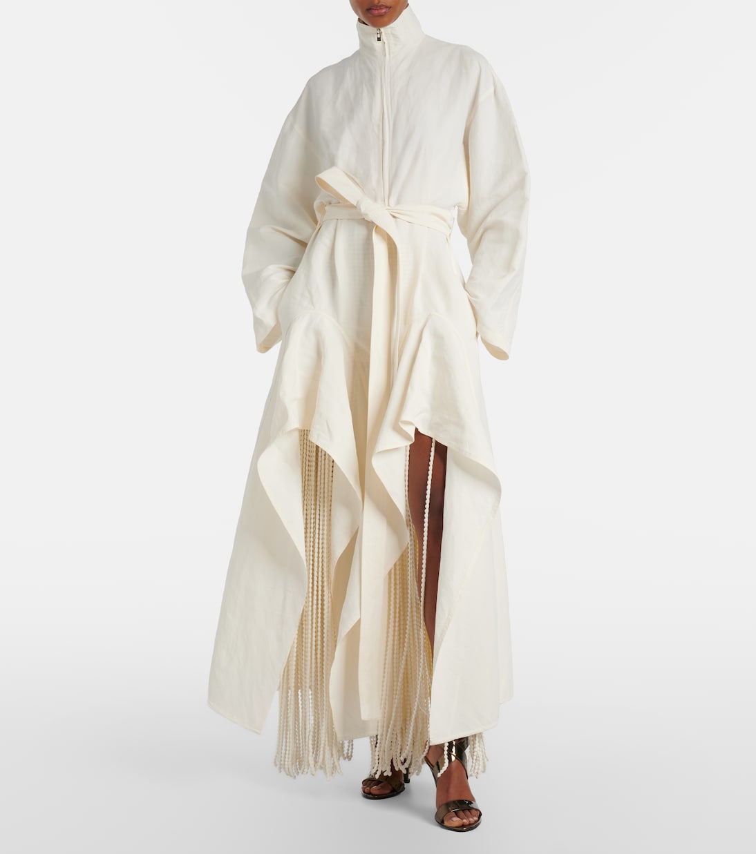 Alaïa - Trompe l’œil wide-leg pants