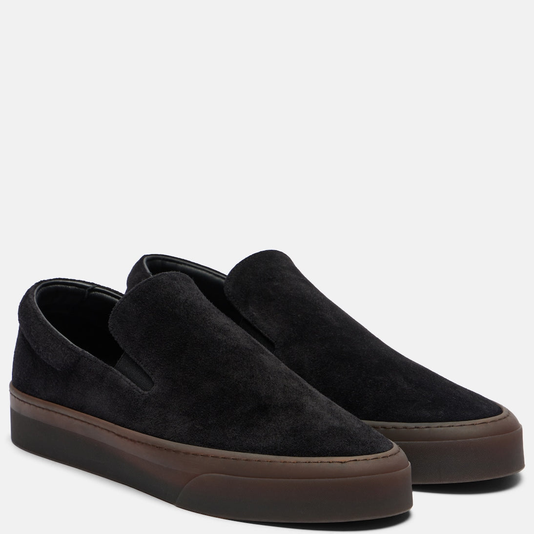 The Row - MH suede slip-on shoes