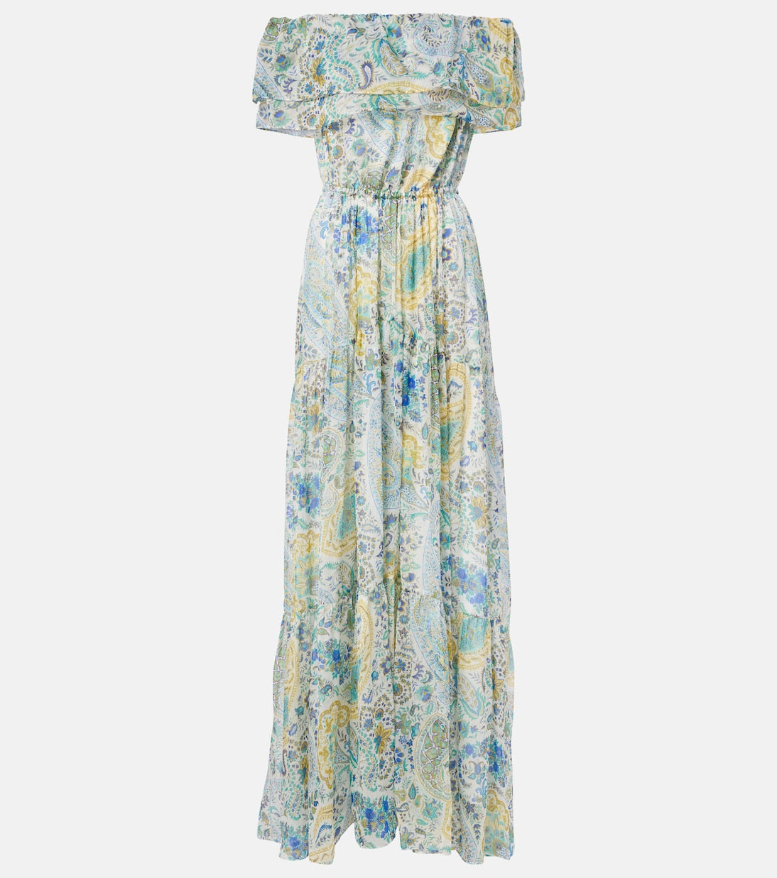 Etro - Paisley silk chiffon maxi dress