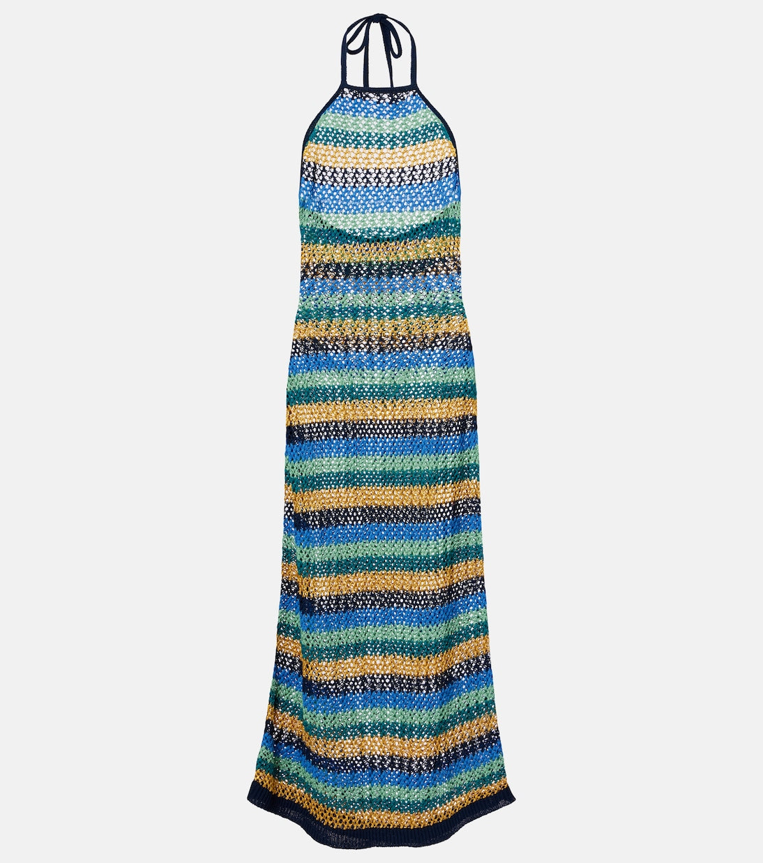Etro - Striped cotton-blend maxi dress
