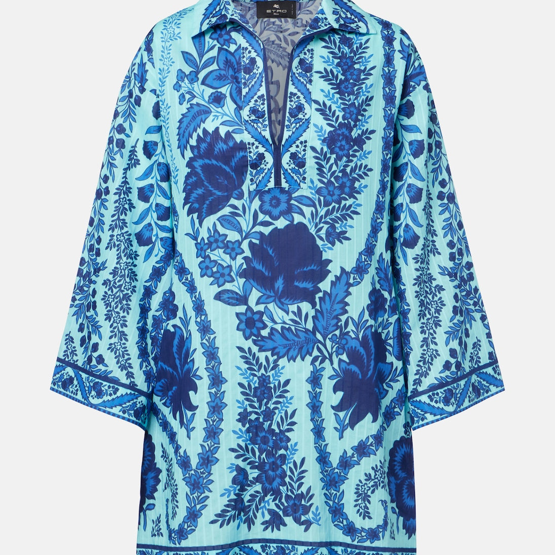 Etro - Paisley oversized cotton minidress