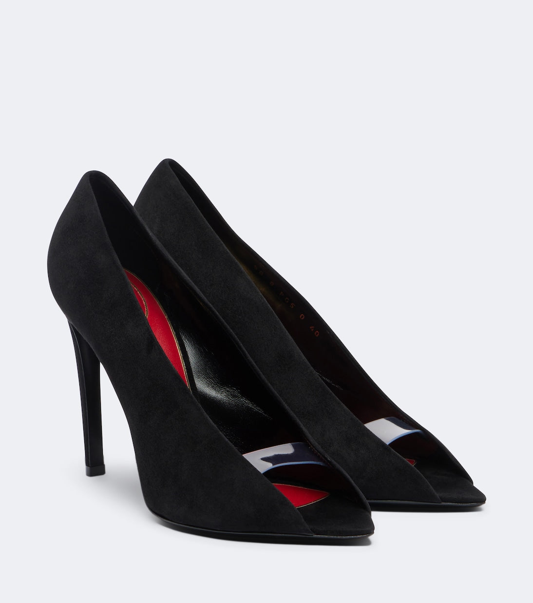 Valentino Garavani - Révélé suede peep-toe pumps