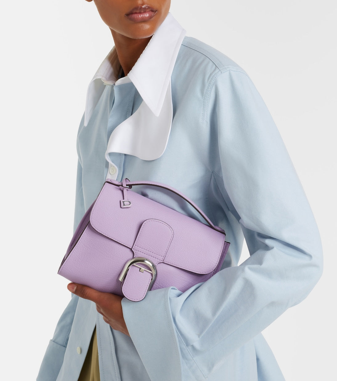 Delvaux - Brillant Tempo Small leather top-handle bag
