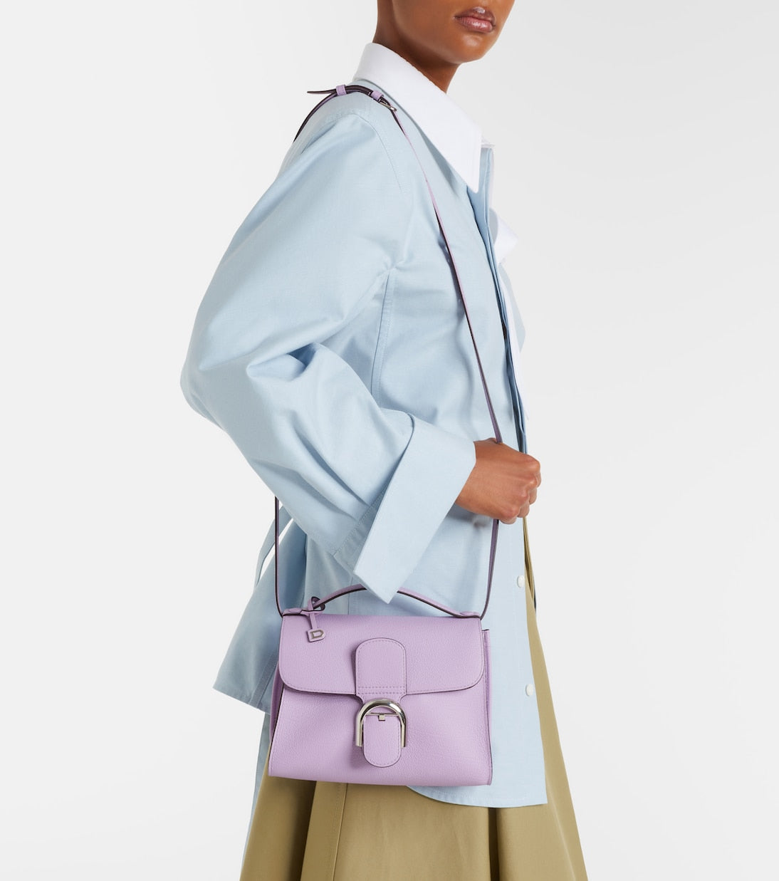 Delvaux - Brillant Tempo Small leather top-handle bag