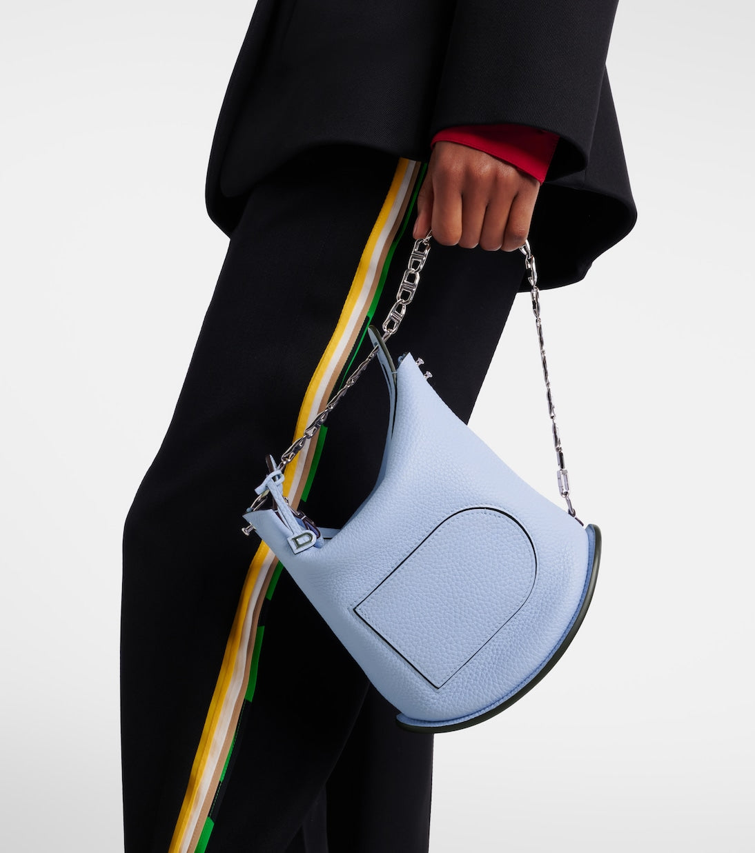 Delvaux - Pin Twist Small leather crossbody bag