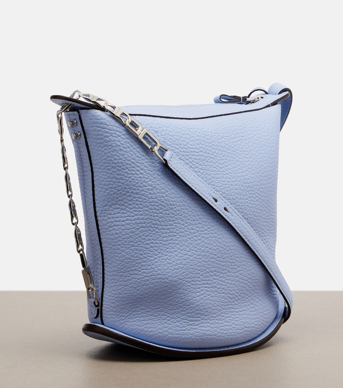 Delvaux - Pin Twist Small leather crossbody bag