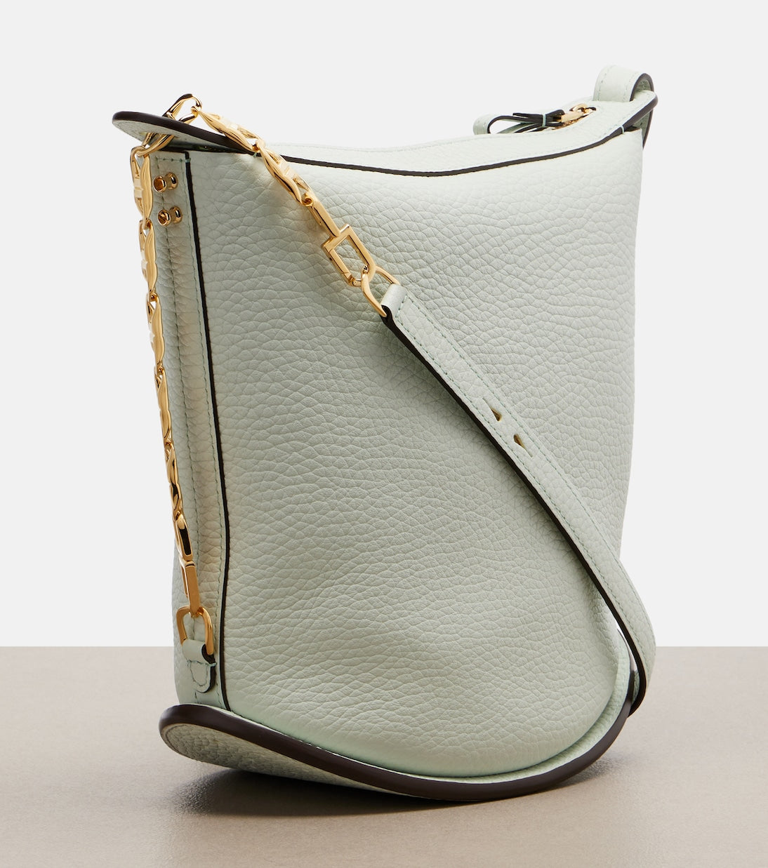 Delvaux - Pin Twist Small leather crossbody bag
