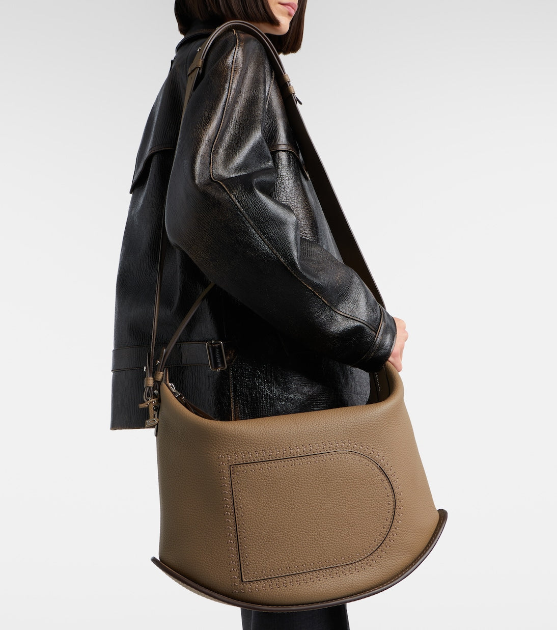 Delvaux - Pin Swing XL leather shoulder bag