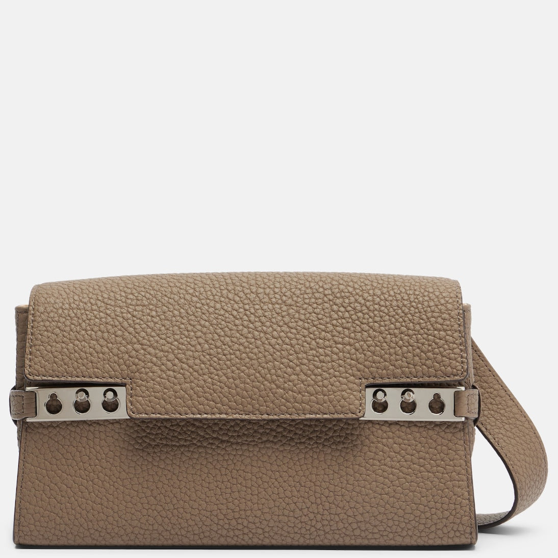 Delvaux - Tempête City Small leather crossbody bag