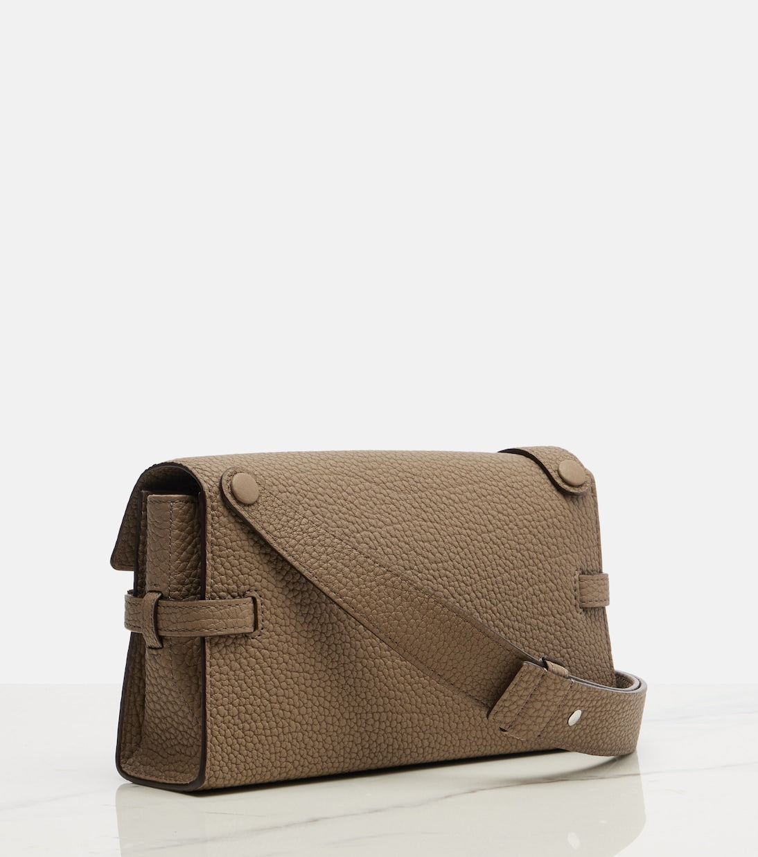 Delvaux - Tempête City Small leather crossbody bag