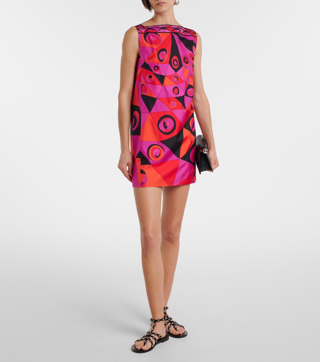 Pucci - Occhi silk twill minidress