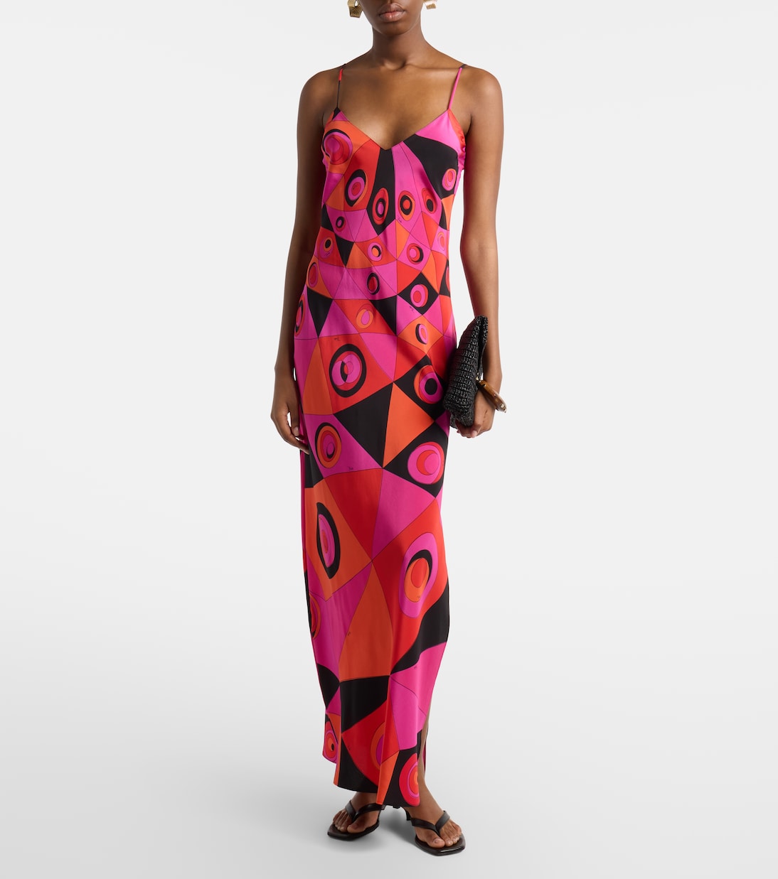 Pucci - Occhi silk twill gown