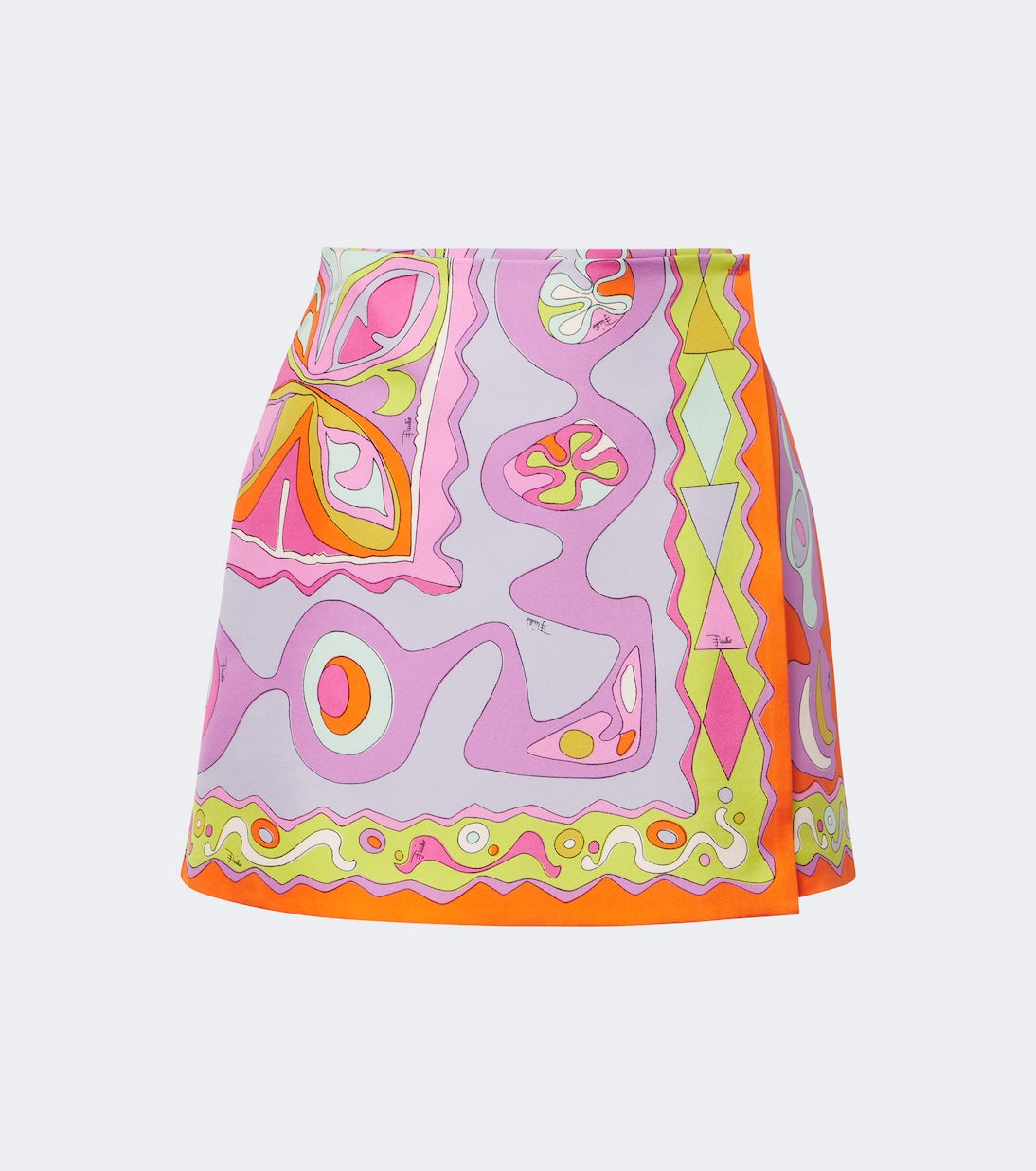 Pucci - Angoli twill wrap skirt