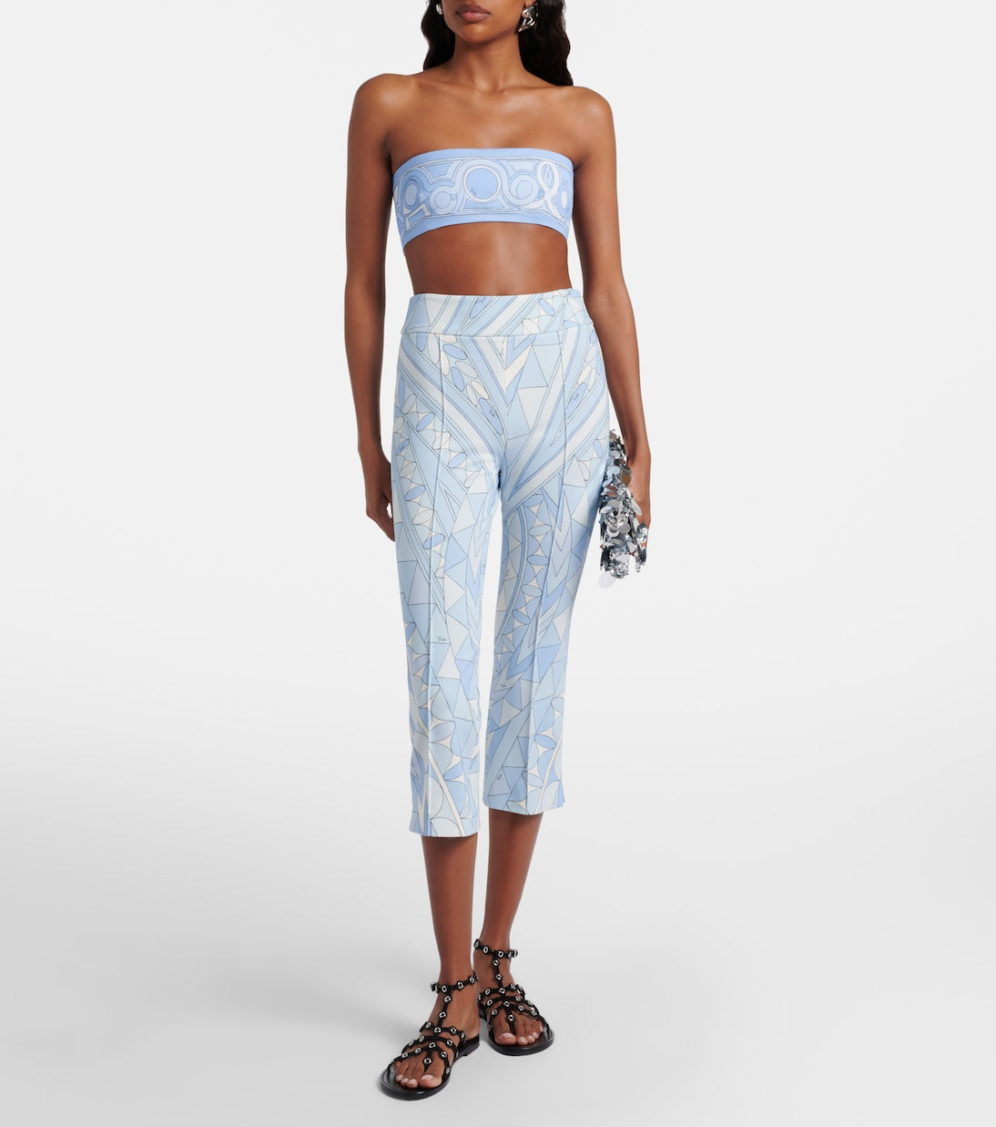 Pucci - Angoli jersey capri pants