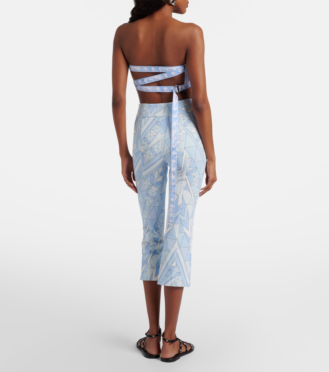 Pucci - Angoli jersey capri pants