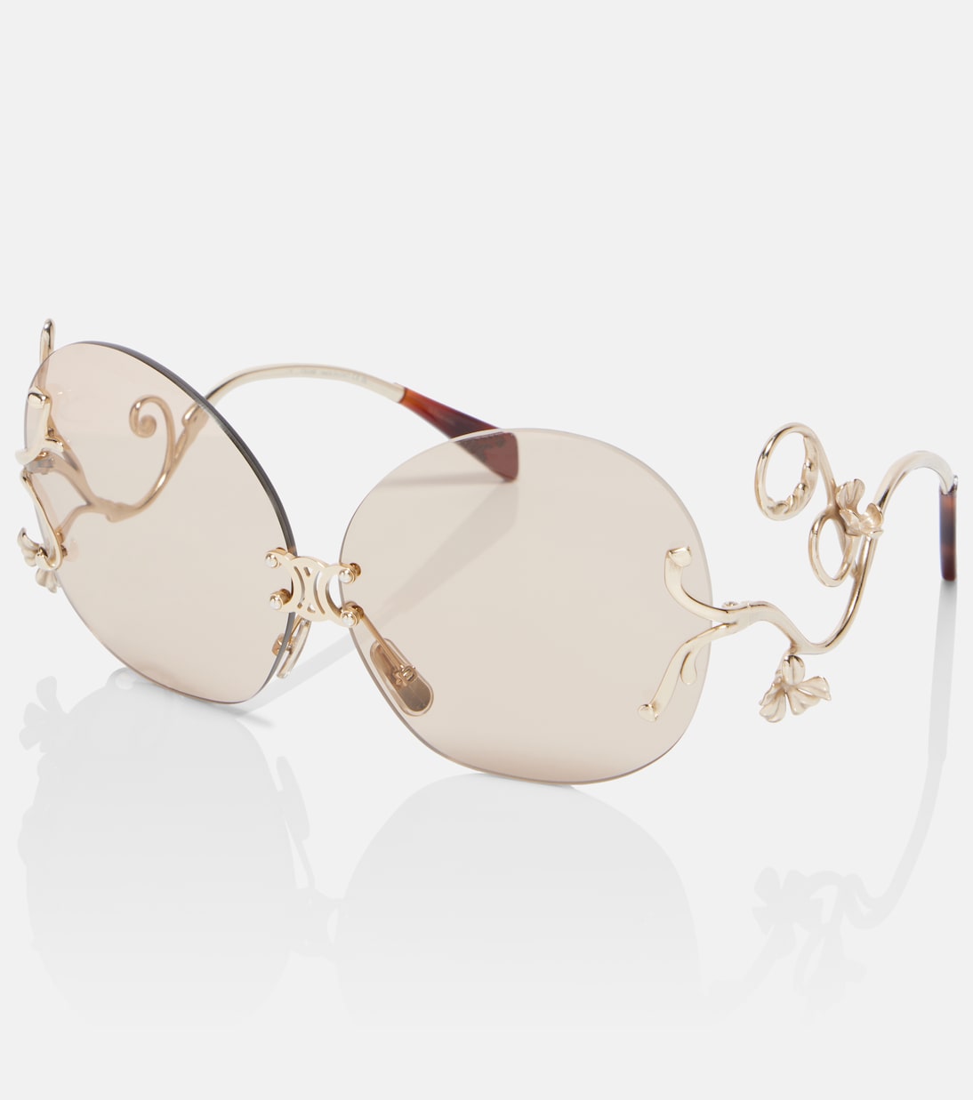 Celine Eyewear - Branch oversized sunglasses
