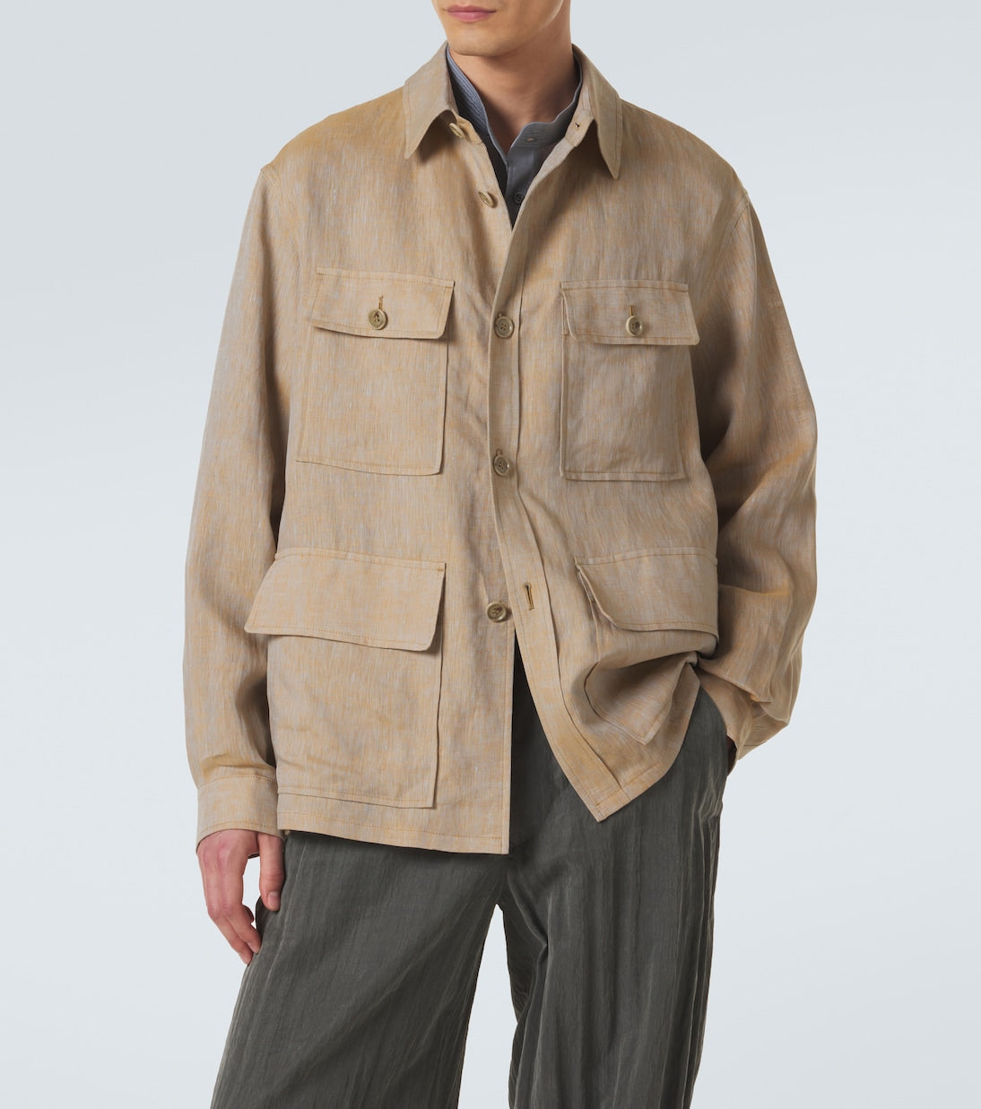 Giorgio Armani - Linen overshirt