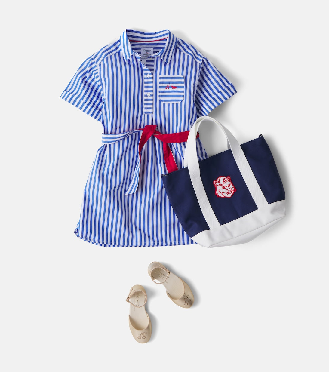 Bonpoint - x Maison Kitsuné Lissandra shirt dress