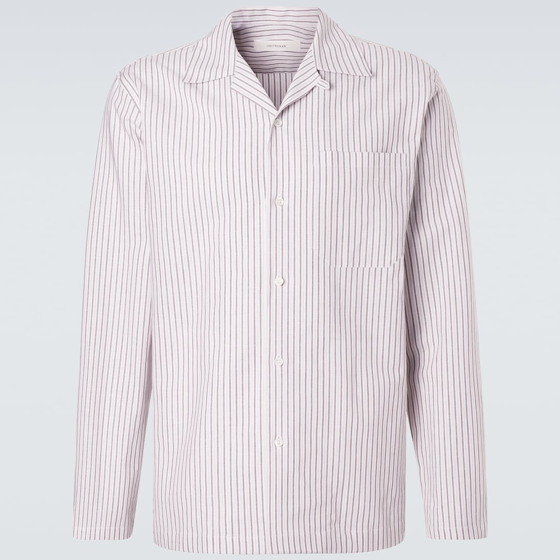 Umit Benan - Havana striped linen and cotton shirt