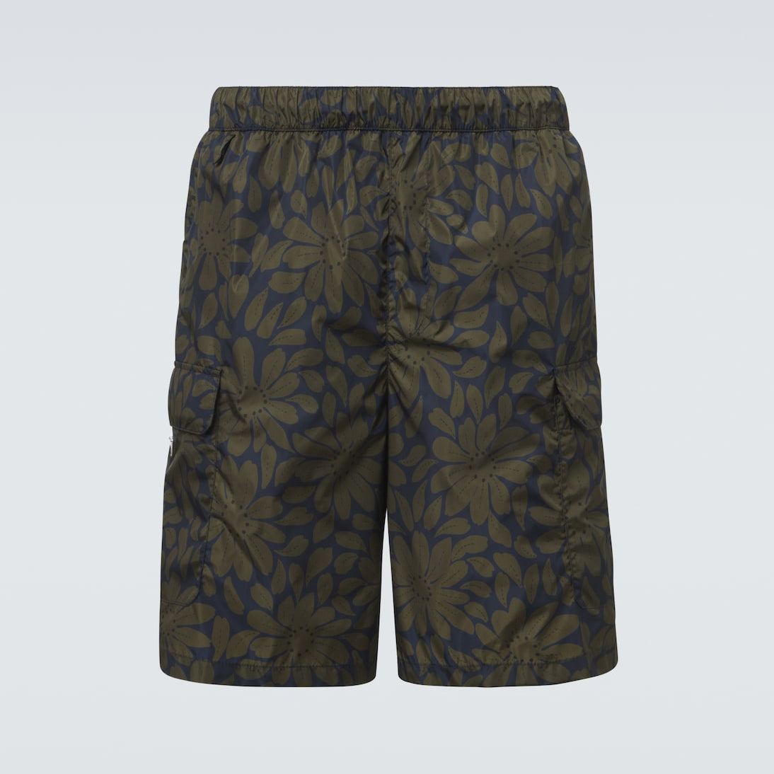 Prada - Re-Nylon floral swim trunks