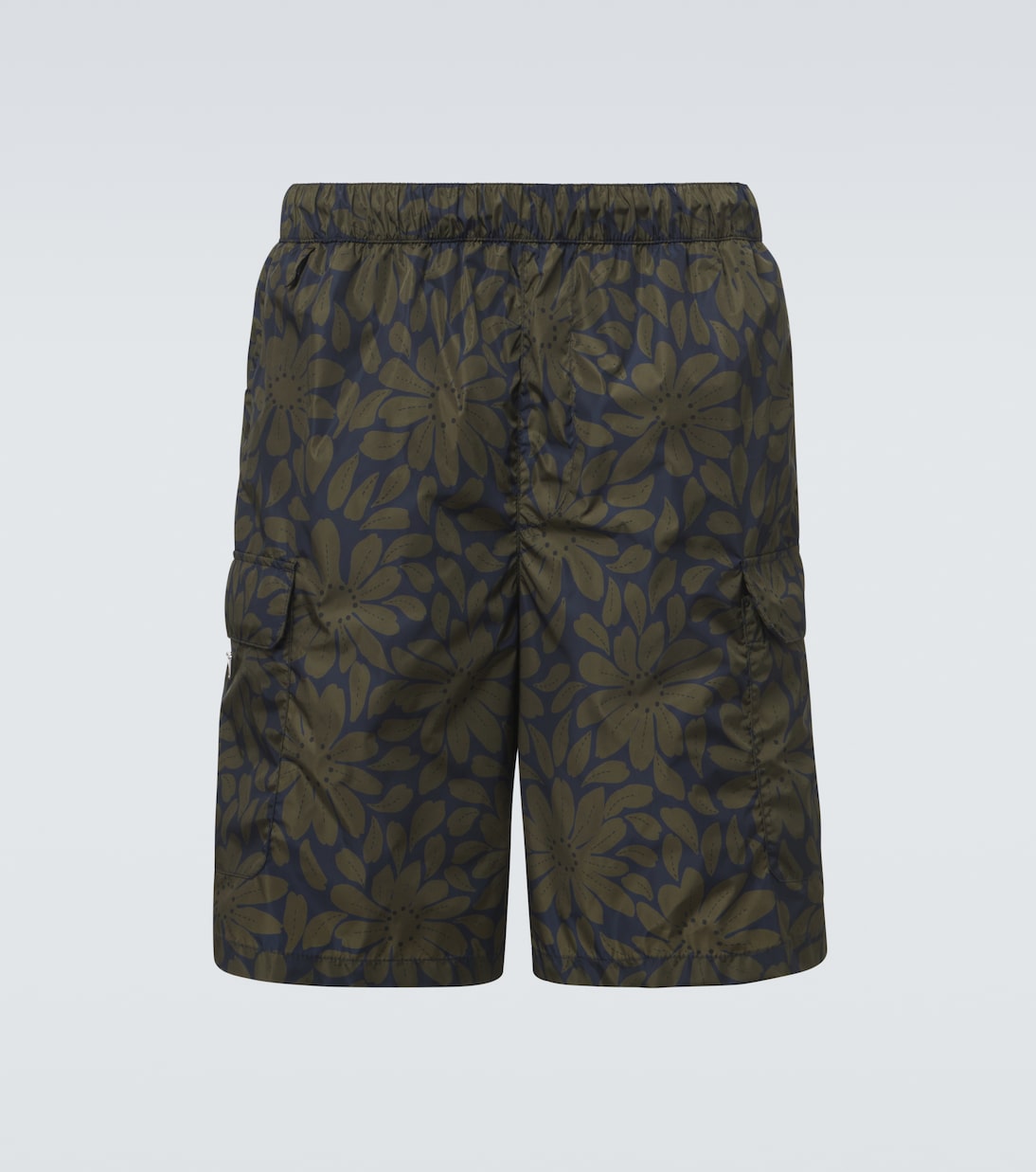 Prada - Re-Nylon floral swim trunks