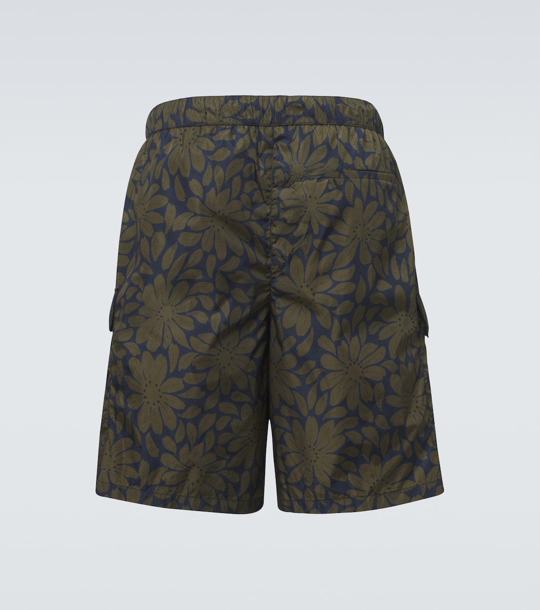Prada - Re-Nylon floral swim trunks