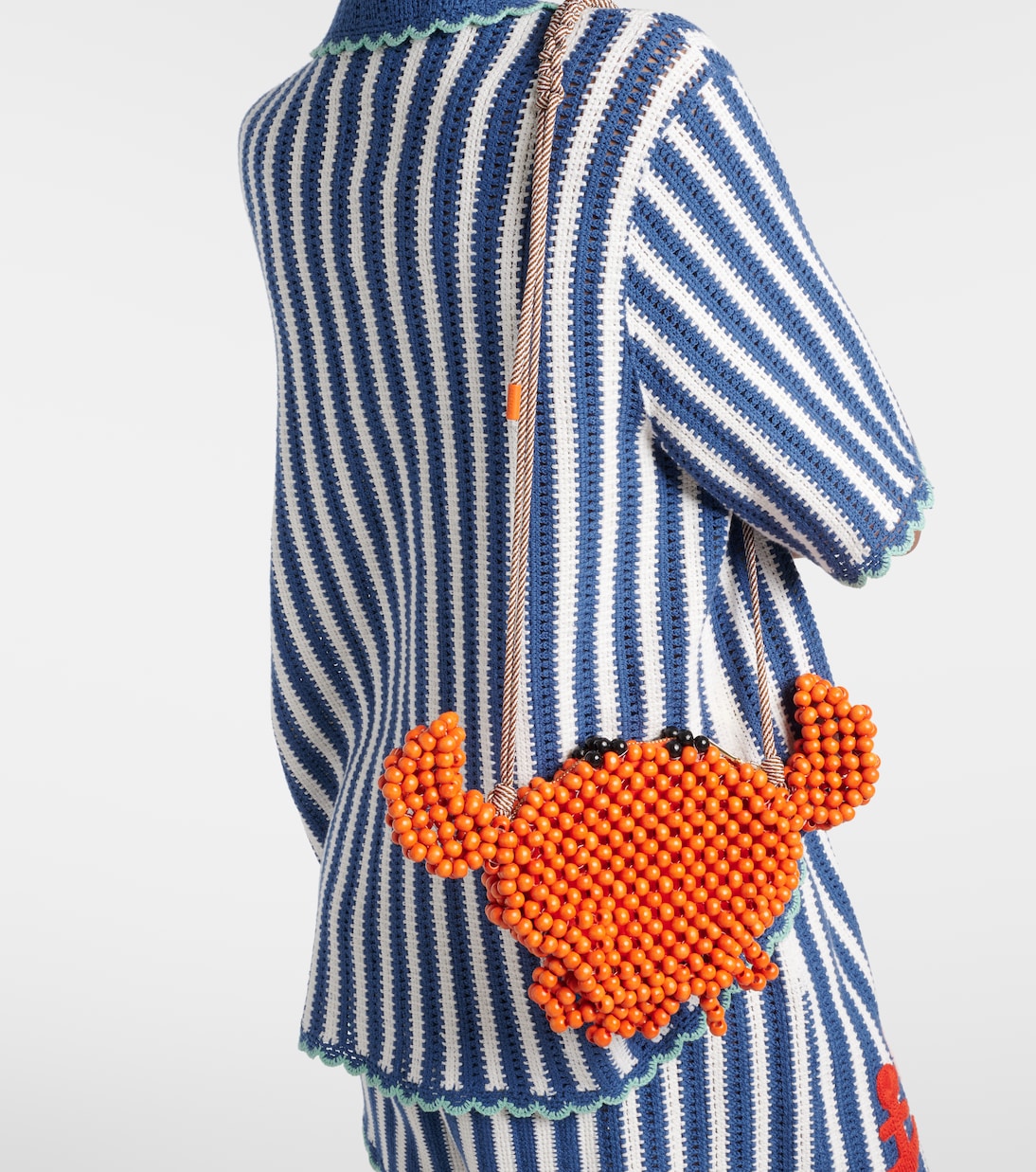 Alémais - Crab Mini beaded crossbody bag
