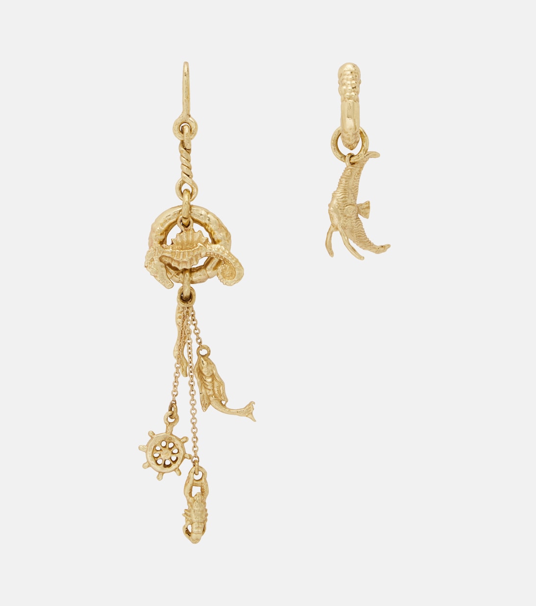 Alémais - Mismatched Sea drop earrings