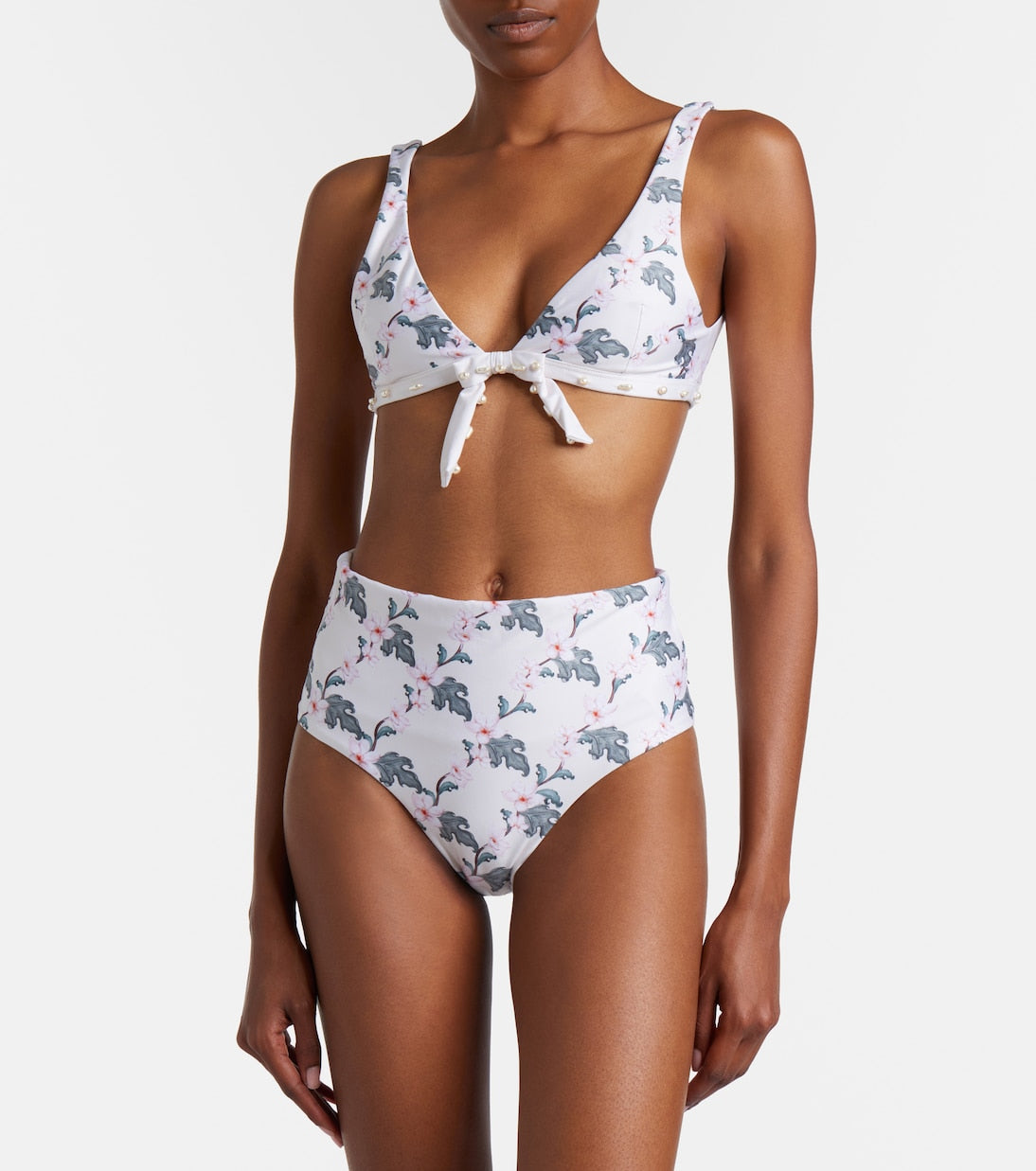 Agua by Agua Bendita - Magenta floral bikini bottoms